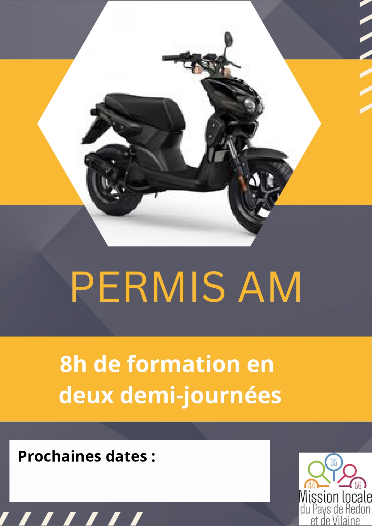 Permis AM  (2 demi journées) @ auto ecole