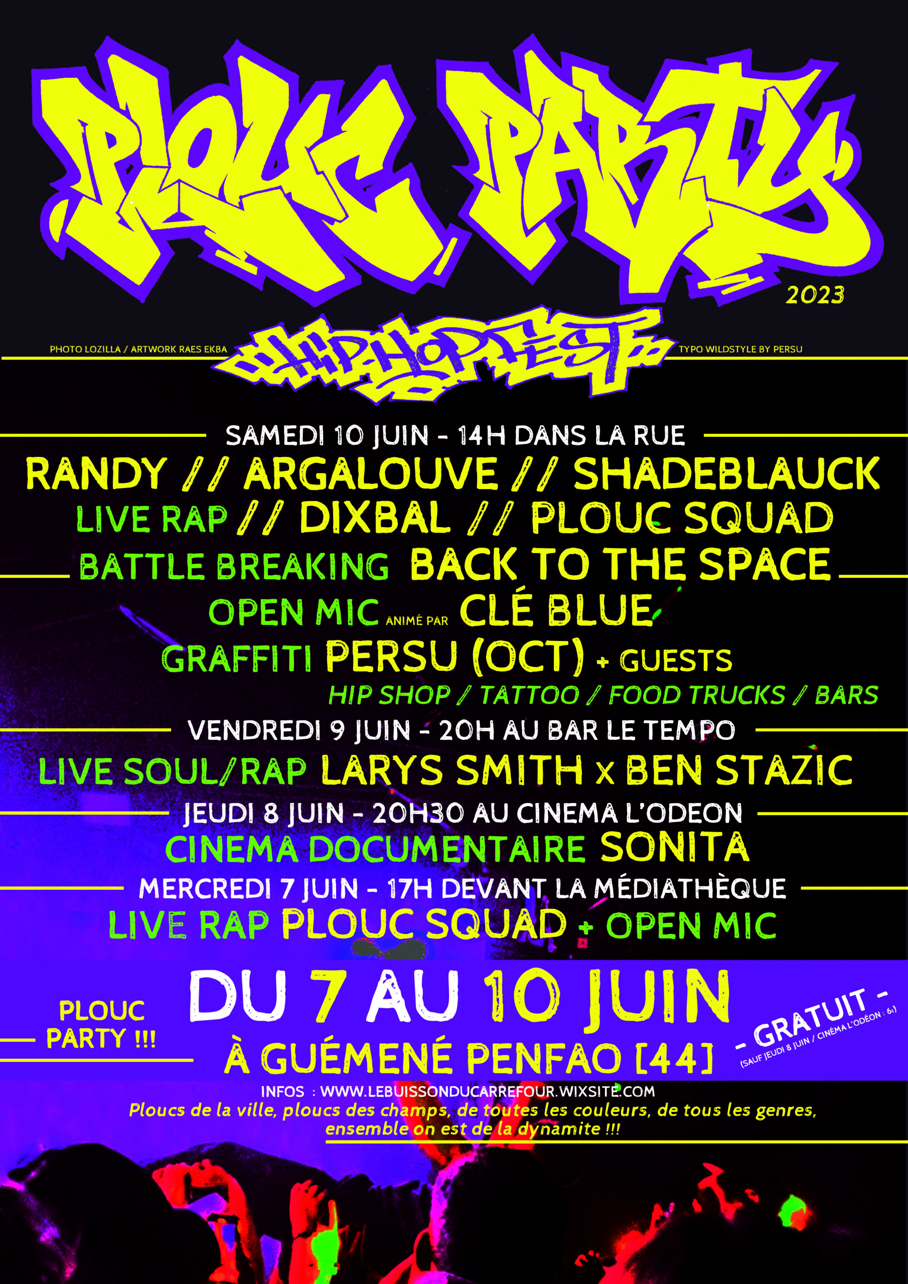 activité culturelle : festival PLOUC PARTY
