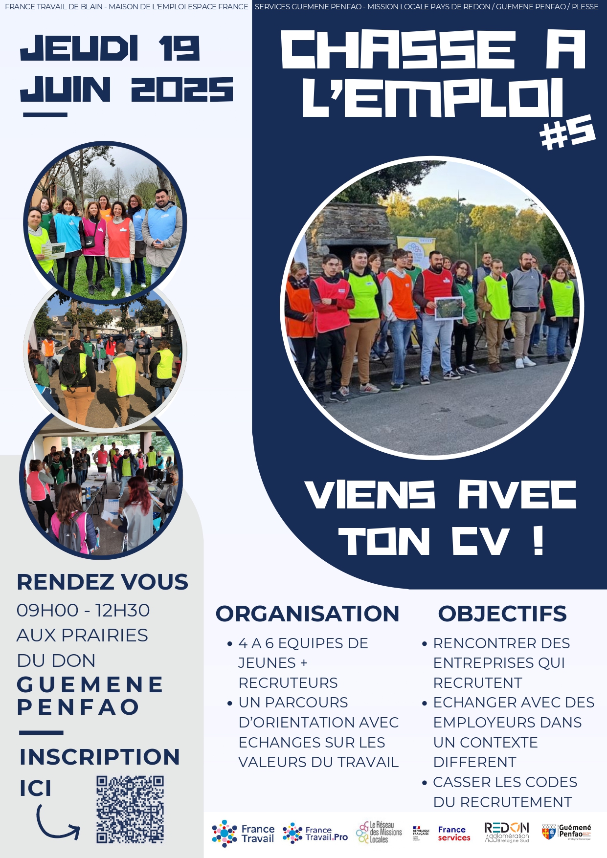 Chasse à l'emploi Guémené-Penfao