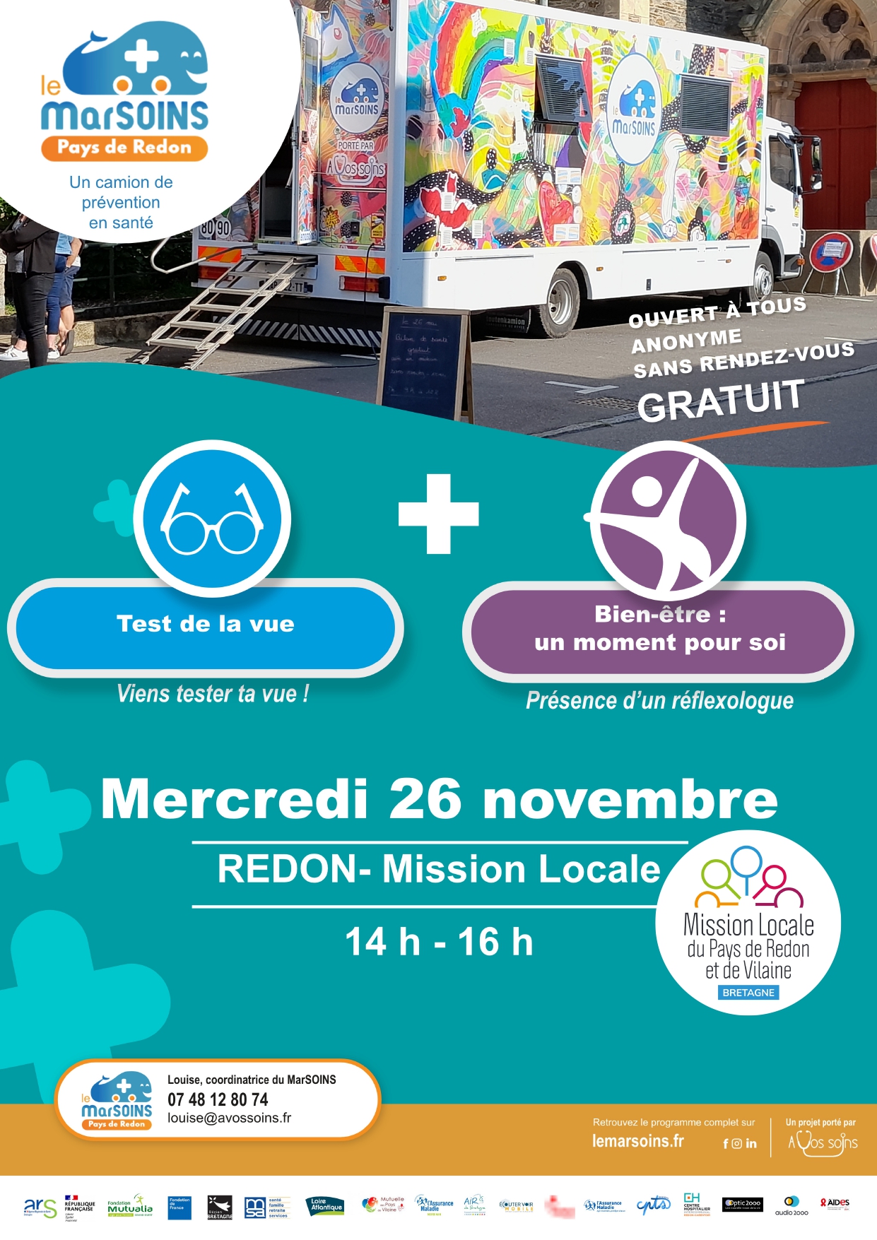 Dépistage des yeux : Les Marsoins