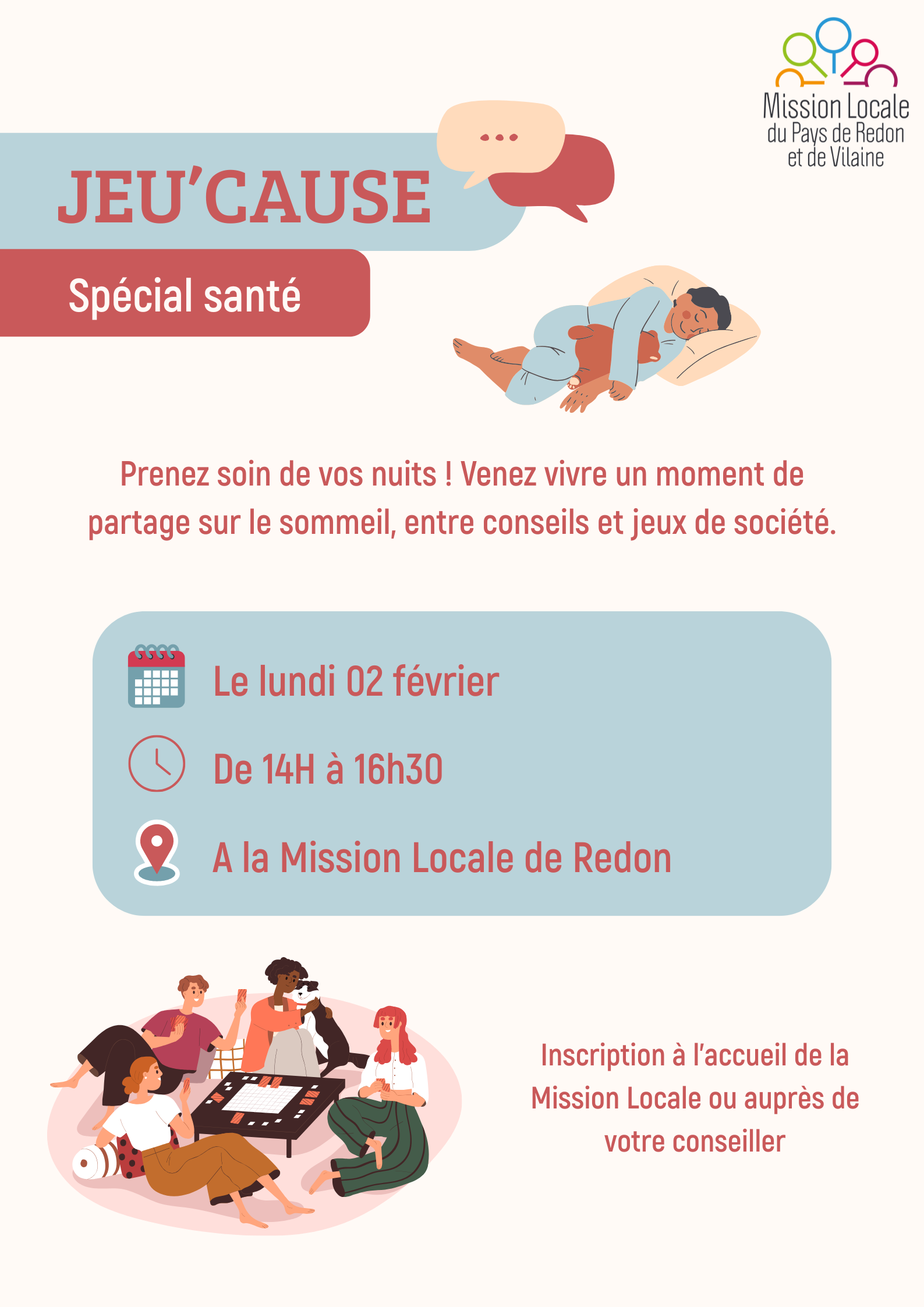 Jeu Cause : spécial santé "le sommeil"
